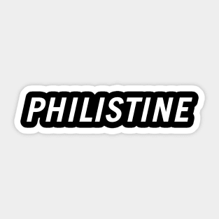 Philistine Sticker